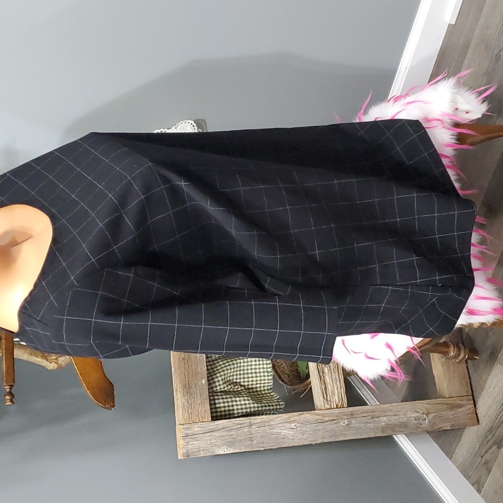 American Apparel plaid long 3/4 sleeve dress XS EUC - Picture 4 of 7